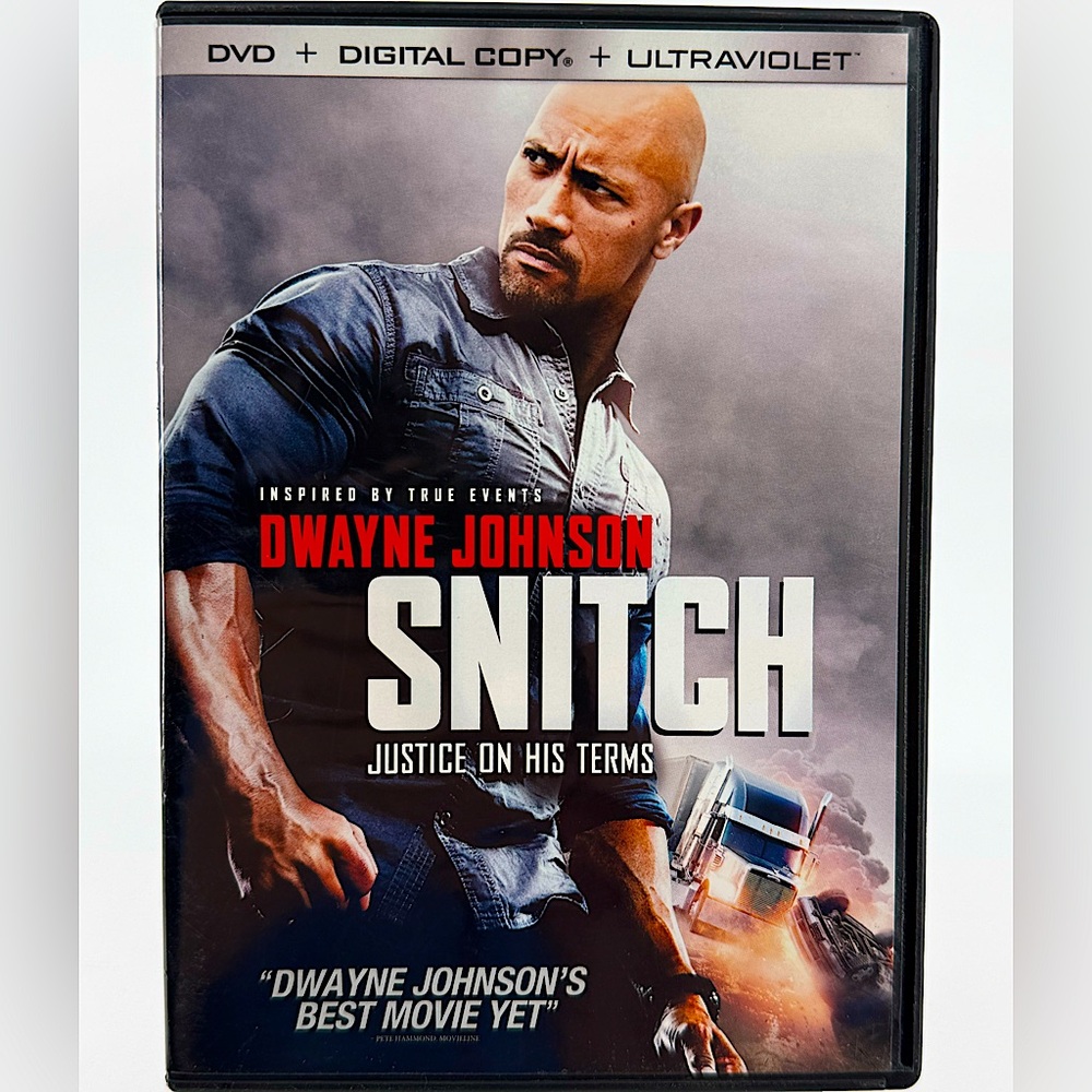 Snitch on DVD. Starring Dwayne The Rock Johnson